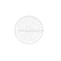 White Single Function ABS Overhead Shower Heads